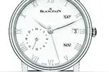 Blancpain宝珀Villeret系列精钢款两地时年历腕表图片