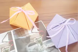一张A4纸教你简单折一个漂亮的糖果盒子，用来装喜糖的八角形盒子视频封面