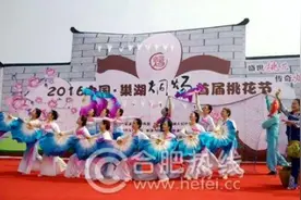 古镇桃花别样红 巢湖烔炀首届桃花节开幕图片