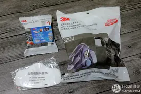 3M 3200自吸过滤式防尘面具+3301CN过滤盒（真人兽佩戴效果）图片