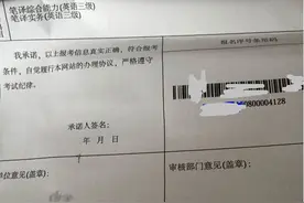 关于CATTI考试报名表和审核的问题图片