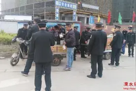 南京溧水市容整治初显成效取缔多个流动摊点图片