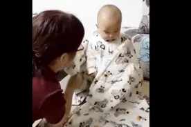 奶奶做的手工婴儿睡袋，方方面面都想到了，花钱买不到的温暖牌！视频封面