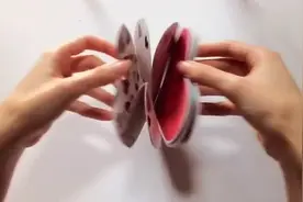 超有创意的心形卡片，赶快制作拿去向女神表白视频封面