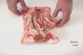 猪肉剥皮机，效率很高的机械图片