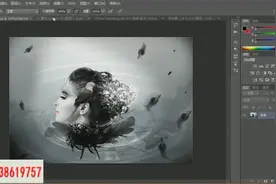 ps教程—梦幻美女制作图片
