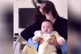 看看90后辣妈如何带娃，我的心好累！图片