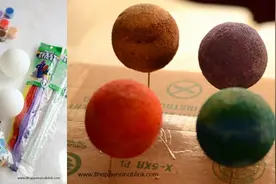 探索星空的奥秘——太阳系行星手工图片