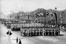 61年印度国庆阅兵游行，果然比现在的还搞笑图片