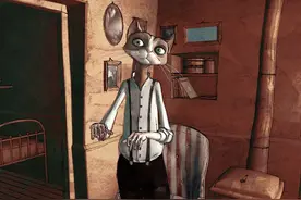 分享《猫的梦想》一只猫的钢琴梦图片