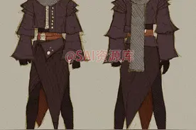 动漫人物服饰绘画参考图片
