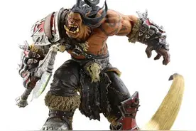 《魔兽》传奇酋长格罗玛什·地狱咆哮雕像中国开卖！图片