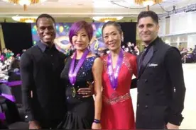 华裔选手勇夺国际交谊舞大赛冠亚军 破百年纪录图片