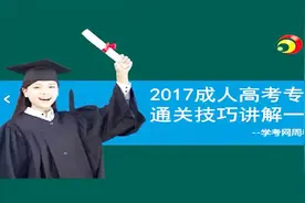 成人高考专升本政治选择题通关技巧二视频封面