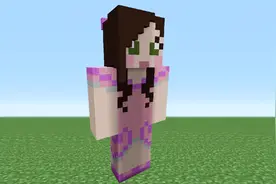 我的世界 教你制作美女雕像，视频教学