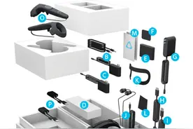 除了头盔就是线 HTC Vive套件内容曝光图片
