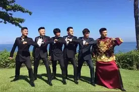 丛林男神吴奇隆大婚！黄子韬、小沈阳、熊黛林等家族成员竟然都是这样送祝福的？图片
