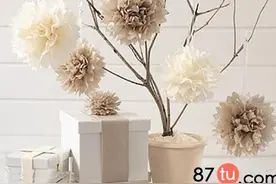 盛开的素雅大花折纸图解教程图片