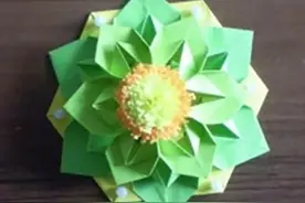 这朵春花只为你而开精美的春花折纸图解教程图片