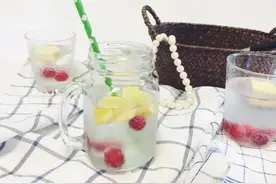 超简单自制苏打水饮料图片