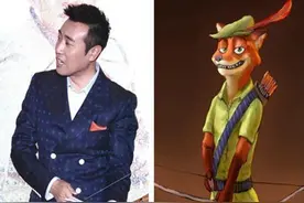 于和伟实力演绎狐狸NICK 动作表情惊人相似图片