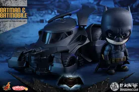呼之欲出的质感：Hot Toys 推出蝙蝠侠与蝙蝠车组合玩偶图片
