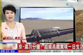 台媒：北京到上海只需要20分钟？中国要建全世界最快的高铁！视频封面