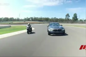 宝马M4 GTS 迎战S 1000 RR摩托车