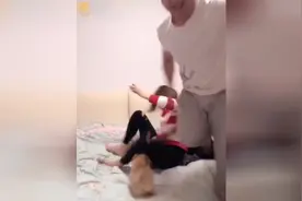 奇葩老公恶搞老婆，笑死我了，不许笑，不许说卧槽视频封面