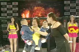 东北辣妈彪啊！已是两个宝宝的妈妈走进MMA铁笼视频封面