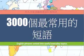 3000个最常用的口语短语视频封面