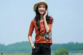 复古风裂帛女装刺绣中袖T恤图片