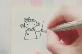 教你用一个三角形画各种可爱小人～赶紧收了以后教孩子画吧视频封面