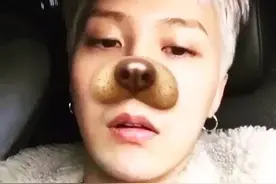 bigbang权志龙新发型！憋了好久没染发，终于憋不住了！图片