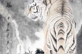 家里有老虎图不知怎么挂  可以参考下图片
