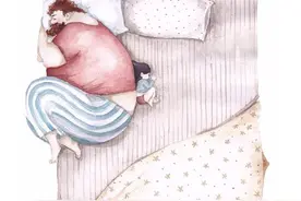 父与女，这组插画当下正火（值得一看）图片