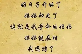 清明节儿子烧给母亲的祭文，看哭了！图片