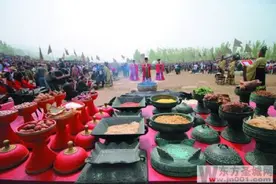 邹城市郭里镇举办农历三月三伏羲庙会祭祀活动图片