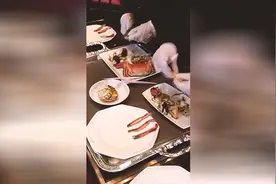 大酒店吃螃蟹，不需要自己动手，服务员3分钟把蟹肉全部剔出来视频封面