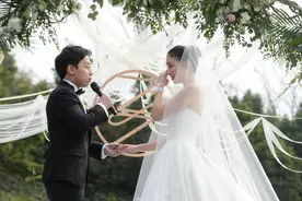 邹凯周捷浪漫大婚，透露造人已在计划中图片