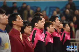 乒超男团第三轮：安徽朗坤主场3：0完胜江苏中超电缆图片