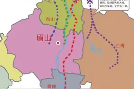 成都两条地铁延伸至资阳 6条城市道路直通眉山图片