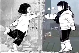 公祭日两个小女孩引国人泪目，幕后创作团队现身讲述刷屏图片的前世今生图片