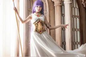 cos正片——圣斗士星矢 雅典娜图片