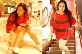 两百斤女胖子瞬间变苗条女神？！图片