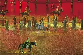 长江三峡首部山水实景演艺烽烟三国下周一首演图片