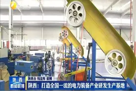 陕西：打造全国一流的电力装备产业研发生产基地视频封面