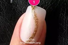 和闺蜜一起DIY一款唯美美甲！图片