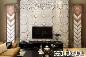 艺术玻璃的强大好处 设计背景墙要选对材质图片