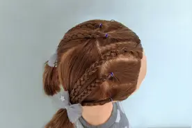 学生短发马尾怎么扎好看 小女孩的短发发型视频封面